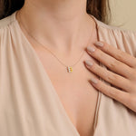 0.09 Karat Pırlanta Renkli Harfli Kolye - RNF0946 | Pırlanta Kolye | Ronaff Pırlanta | Tektaş Yüzük, Pırlanta Yüzük, Kolye, Küpe