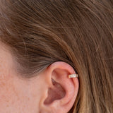 0.10 Karat Yuvarlak Kesim & 0.20 Karat Baget Kesim Earcuff Küpe - RNF01077 | Pırlanta Küpe | Ronaff Pırlanta | Tektaş Yüzük, Pırlanta Yüzük, Kolye, Küpe