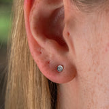 0.10 Karat Yuvarlak Kesim Pırlanta Küpe - RNF01076 | Pırlanta Küpe | Ronaff Pırlanta | Tektaş Yüzük, Pırlanta Yüzük, Kolye, Küpe