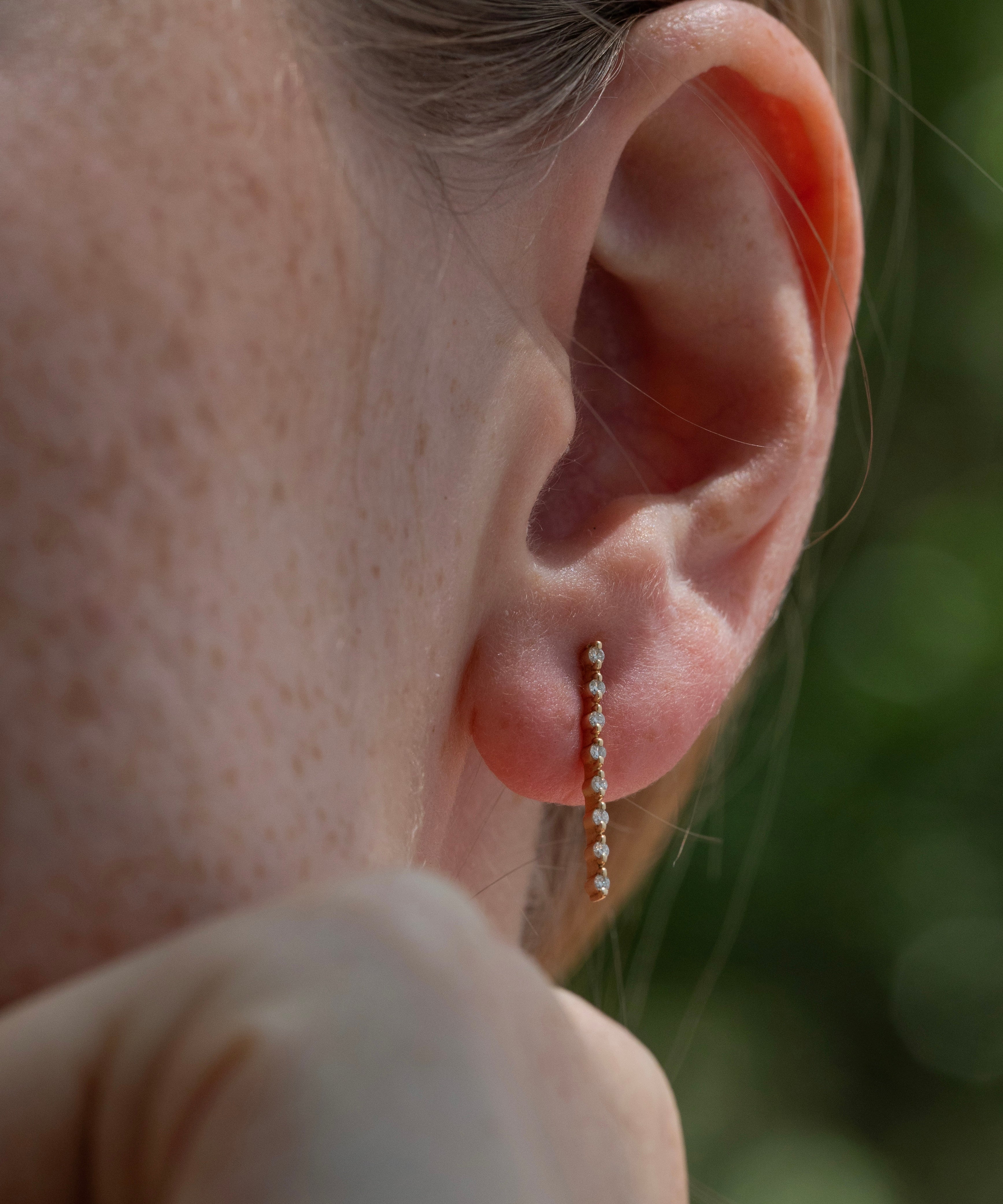 0.14 Karat Pırlantalı Çubuk Küpe - RNF1087 | Pırlanta Küpe | Ronaff Pırlanta | Tektaş Yüzük, Pırlanta Yüzük, Kolye, Küpe