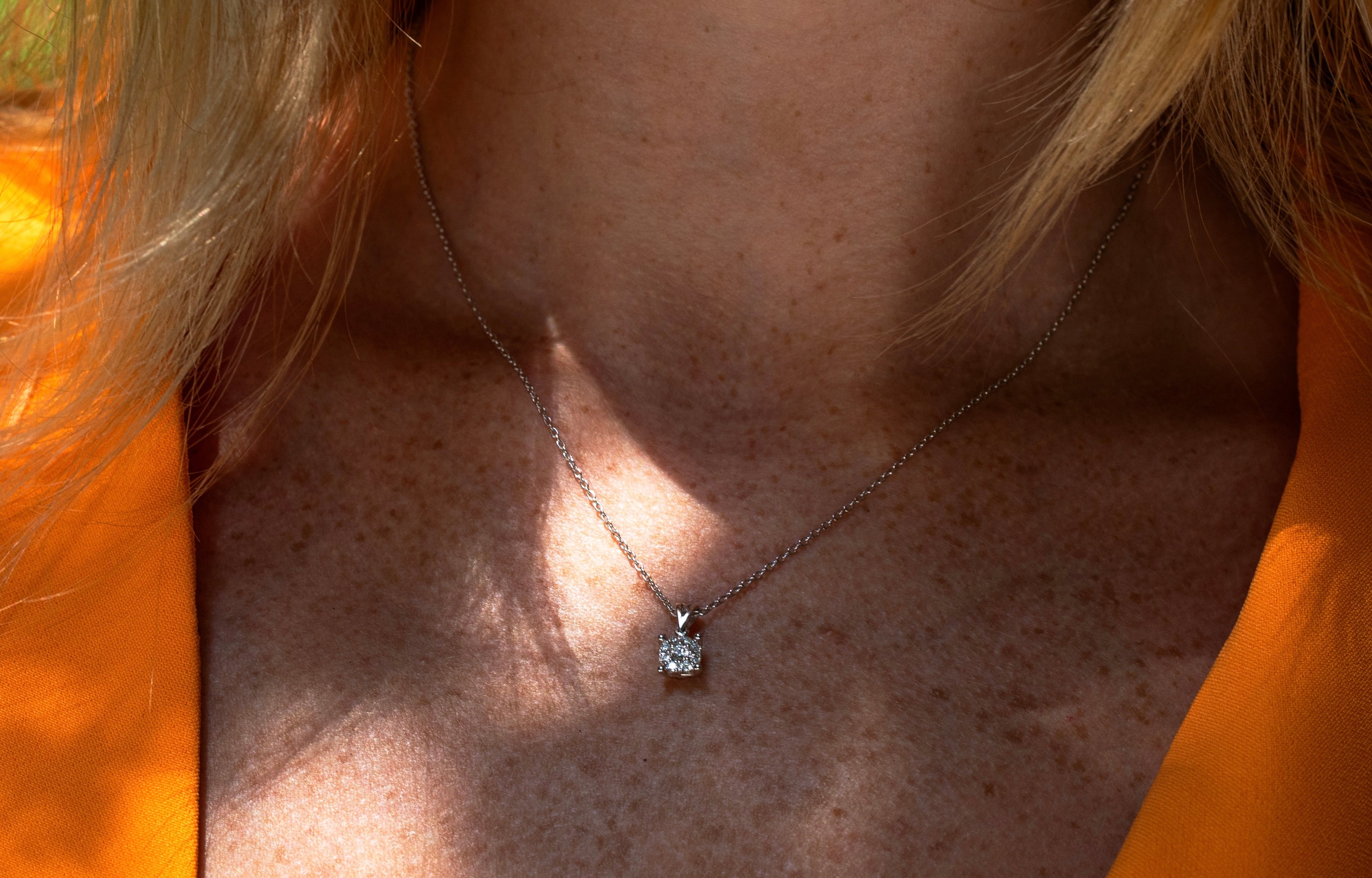 0.17 Karat Pırlanta Tektaş Kolye - RNF0950 | Pırlanta Kolye | Ronaff Pırlanta | Tektaş Yüzük, Pırlanta Yüzük, Kolye, Küpe