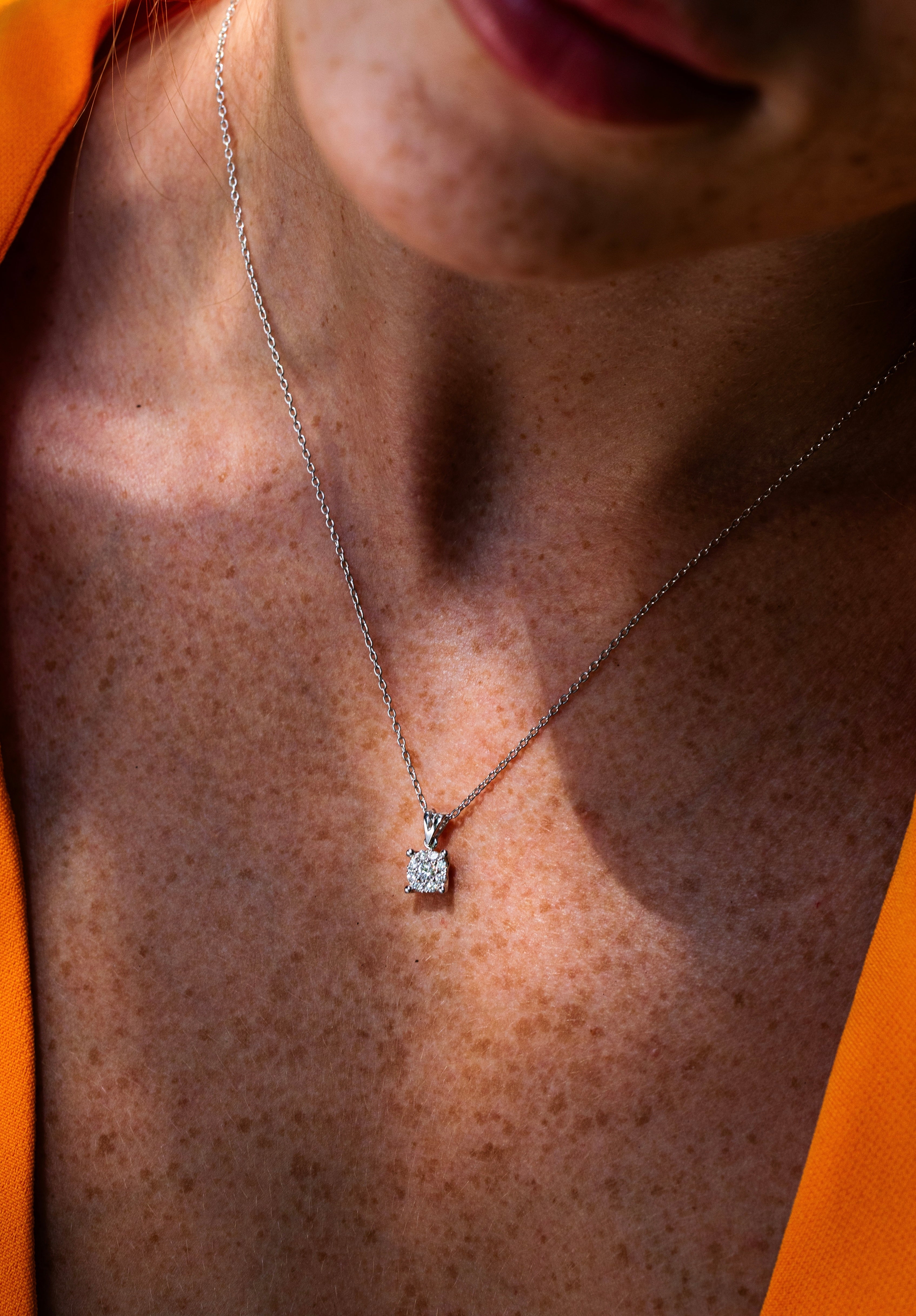 0.17 Karat Pırlanta Tektaş Kolye - RNF0950 | Pırlanta Kolye | Ronaff Pırlanta | Tektaş Yüzük, Pırlanta Yüzük, Kolye, Küpe