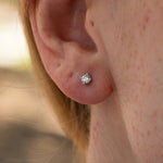 0.20 Karat Yuvarlak Kesim Tektaş Pırlanta Küpe - RNF01083 | Pırlanta Küpe | Ronaff Pırlanta | Tektaş Yüzük, Pırlanta Yüzük, Kolye, Küpe