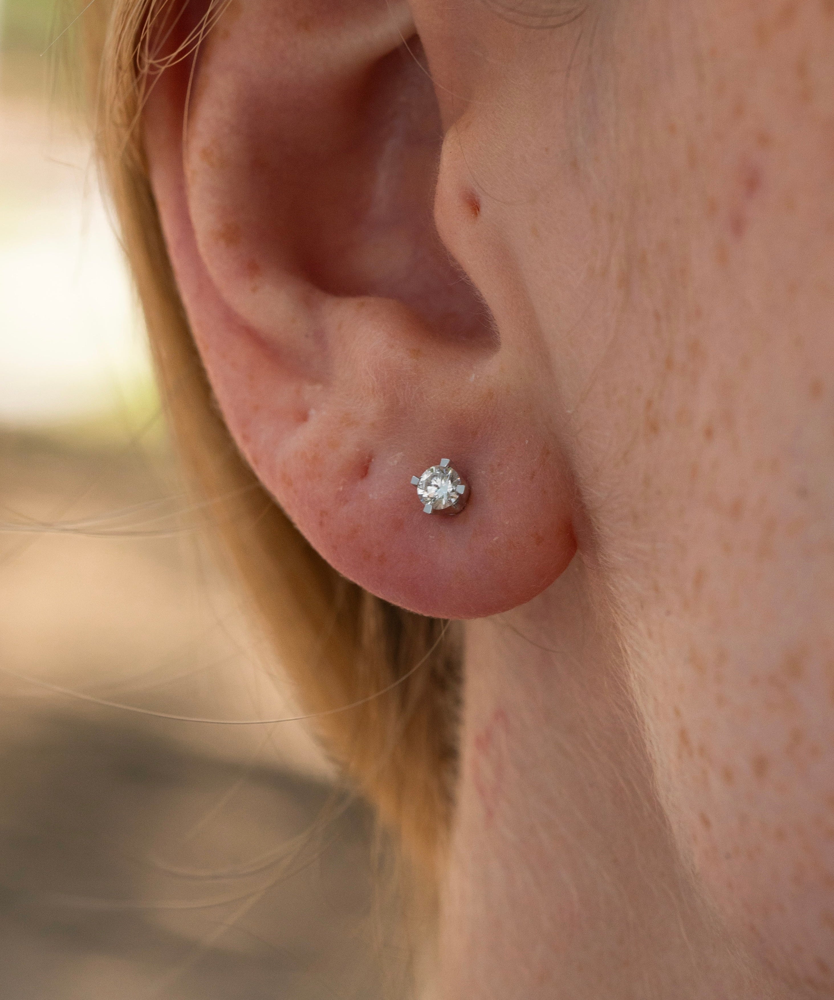 0.20 Karat Yuvarlak Kesim Tektaş Pırlanta Küpe - RNF01083 | Pırlanta Küpe | Ronaff Pırlanta | Tektaş Yüzük, Pırlanta Yüzük, Kolye, Küpe