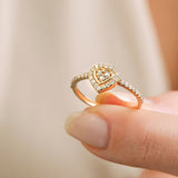 0.26 Karat Kalpli Pırlanta Yüzük-RNF1234 | Yüzükler | Ronaff Pırlanta | Tektaş Yüzük, Pırlanta Yüzük, Kolye, Küpe