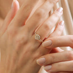 0.26 Karat Kalpli Pırlanta Yüzük-RNF1234 | Yüzükler | Ronaff Pırlanta | Tektaş Yüzük, Pırlanta Yüzük, Kolye, Küpe