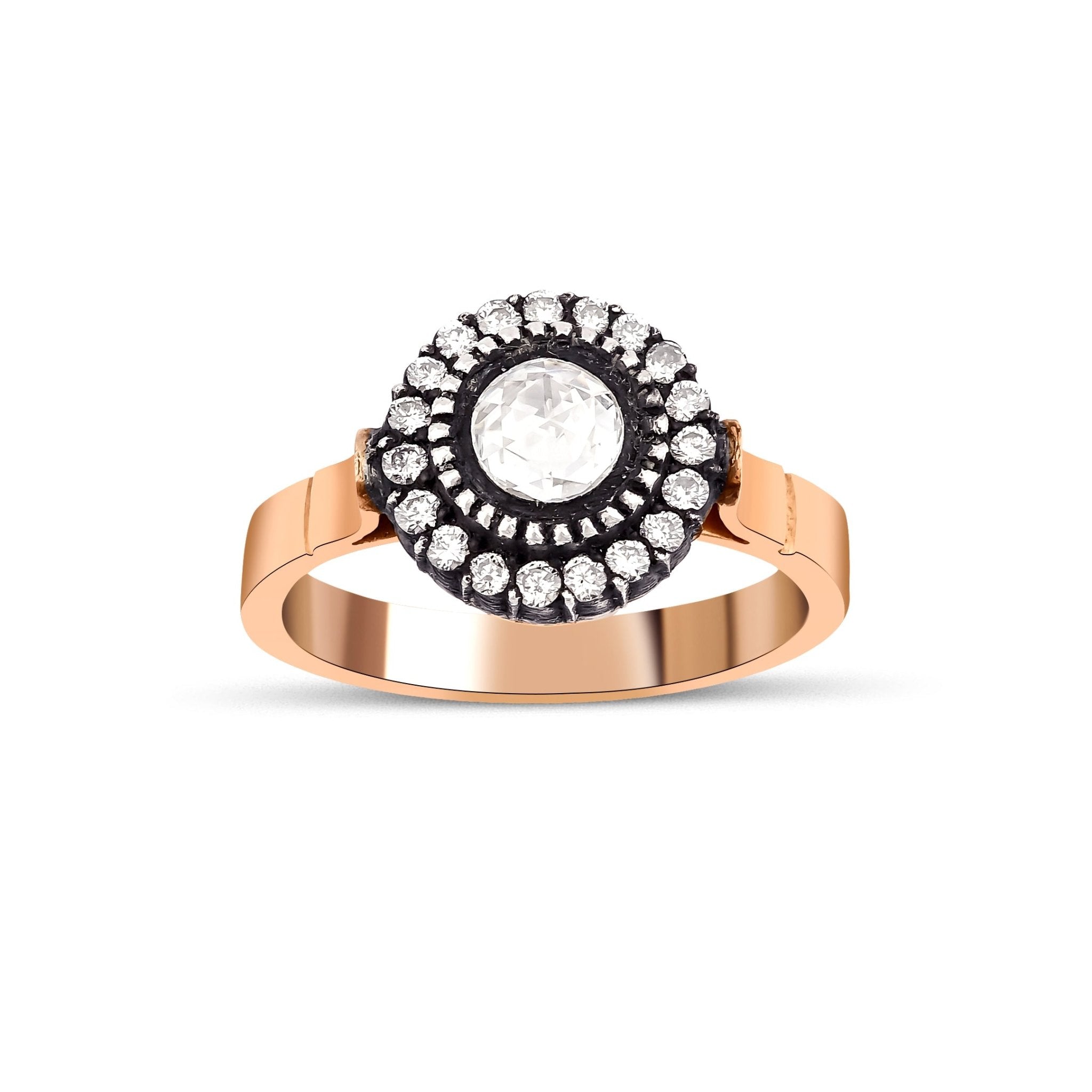 0.30 Karat Elmas & 0.14 Karat Pırlanta Tasarım Yüzük - RNF0972 | Elmas | Ronaff Pırlanta | Tektaş Yüzük, Pırlanta Yüzük, Kolye, Küpe