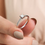 0.30 Karat Merkez & 0.12 Karat Kenar Pırlanta HRD Sertifikalı Klasik Tektaş Yüzük - RNF0935 | Tektaş Yüzükler | Ronaff Pırlanta | Tektaş Yüzük, Pırlanta Yüzük, Kolye, Küpe