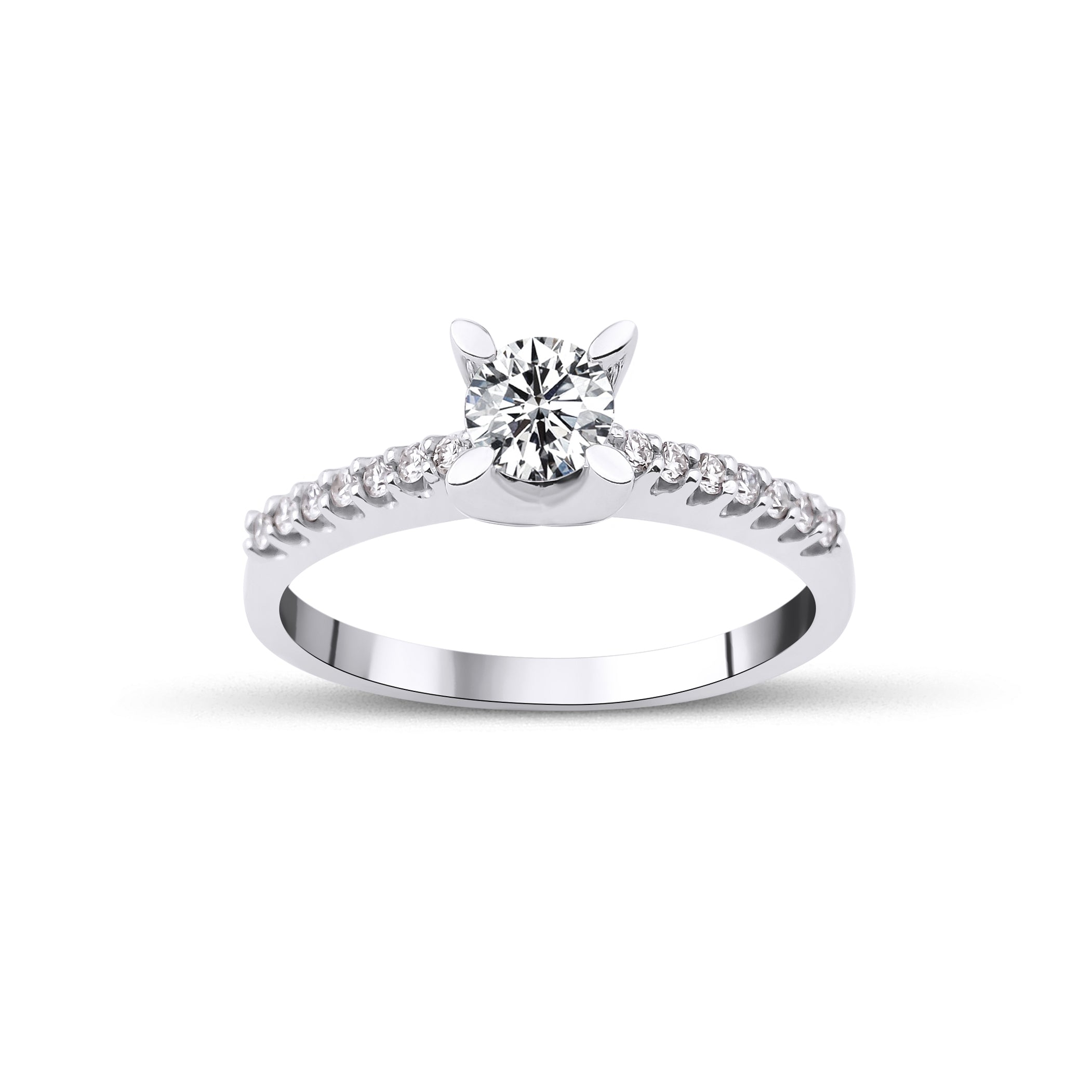 0.30 Karat Merkez & 0.16 Karat Kenar GIA/HRD Sertifikalı Pırlanta Klasik Tektaş Yüzük - RNF0938 | Tektaş Pırlanta | Ronaff Pırlanta | Tektaş Yüzük, Pırlanta Yüzük, Kolye, Küpe