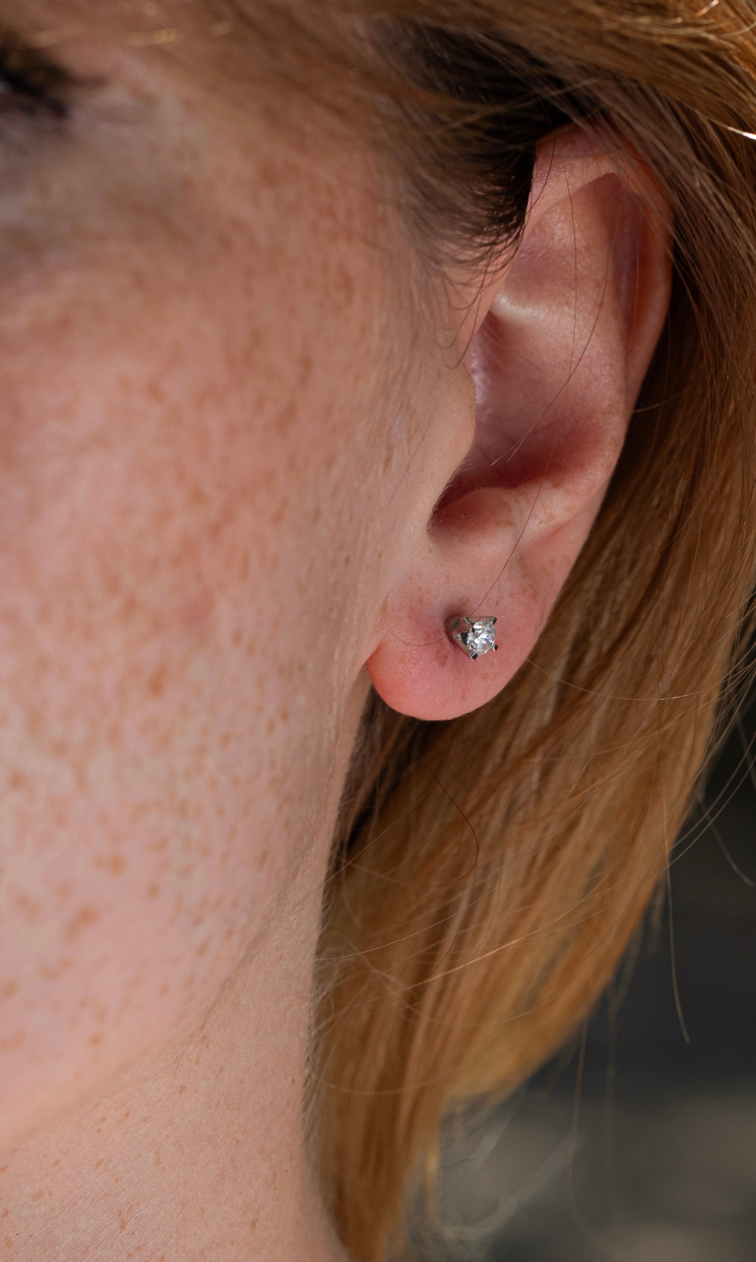 0.30 Karat Yuvarlak Kesim Pırlanta Küpe | Pırlanta Küpe | Ronaff Pırlanta | Tektaş Yüzük, Pırlanta Yüzük, Kolye, Küpe