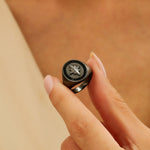 0.30 Karat Yuvarlak Kesim Pırlanta Tasarım Şövalye Yüzük - RNF0930 | Tasarım Yüzük | Ronaff Pırlanta | Tektaş Yüzük, Pırlanta Yüzük, Kolye, Küpe