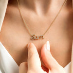 0.35 Karat Yuvarlak Pırlanta Harfli Kolye - RNF1084 | Pırlanta Kolye | Ronaff Pırlanta | Tektaş Yüzük, Pırlanta Yüzük, Kolye, Küpe