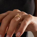 0.40 Karat Brown Renk & 0.18 Yuvarlak Pırlanta Yüzük-RNF1336 | Renkli Pırlantalı Yüzükler | Ronaff Pırlanta | Tektaş Yüzük, Pırlanta Yüzük, Kolye, Küpe