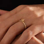 0.40 Karat Brown Renk & 0.18 Yuvarlak Pırlanta Yüzük-RNF1336 | Renkli Pırlantalı Yüzükler | Ronaff Pırlanta | Tektaş Yüzük, Pırlanta Yüzük, Kolye, Küpe