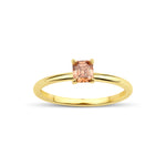 0.40 Karat Brown Renk Kare Kesim Pırlanta Yüzük - RNF01065 | Pırlanta Yüzük | Ronaff Pırlanta | Tektaş Yüzük, Pırlanta Yüzük, Kolye, Küpe