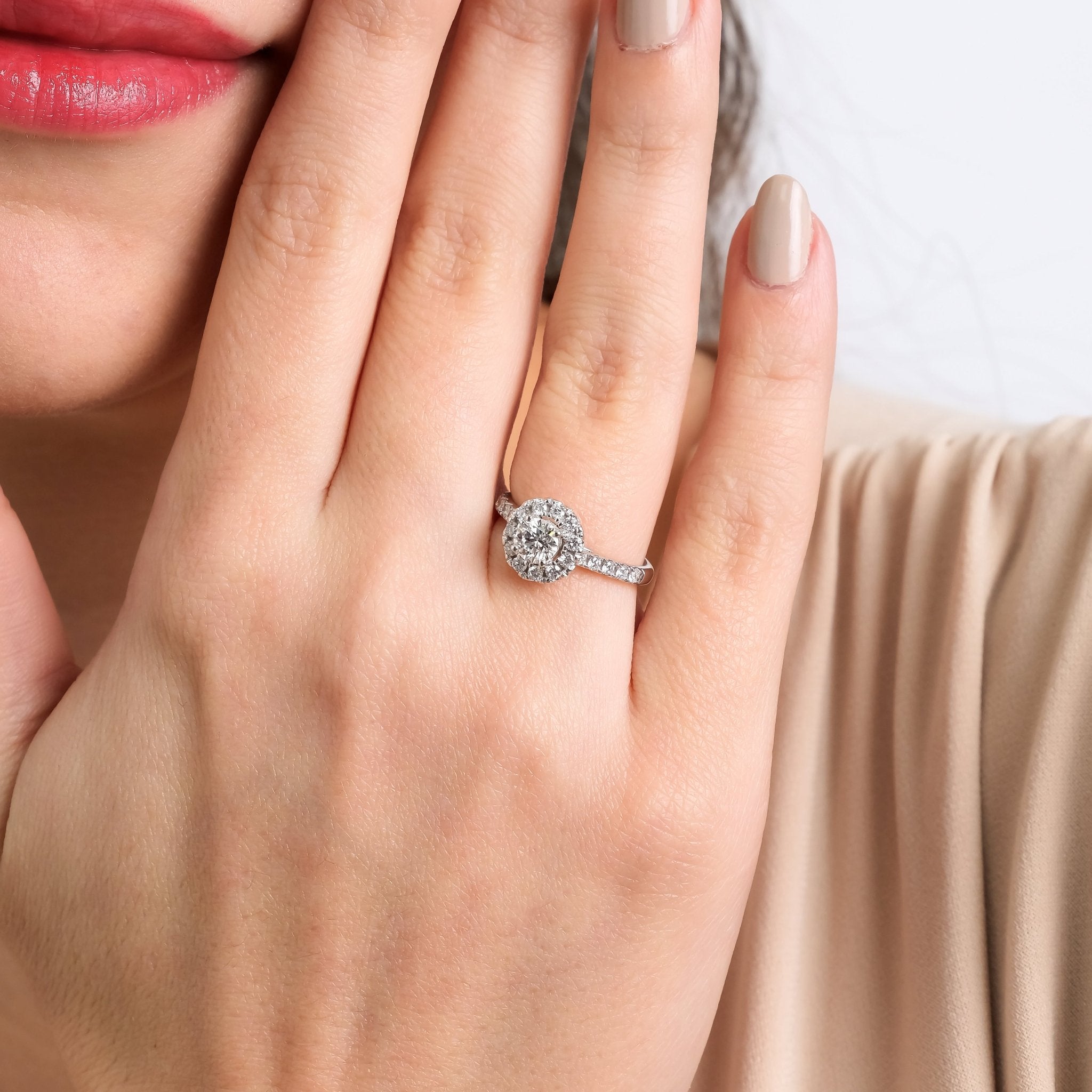 0.40 Karat Merkez & 0.28 Karat Kenar Pırlanta GIA Sertifikalı Klasik Tektaş Yüzük - RNF0934 | Tektaş Pırlanta | Ronaff Pırlanta | Tektaş Yüzük, Pırlanta Yüzük, Kolye, Küpe