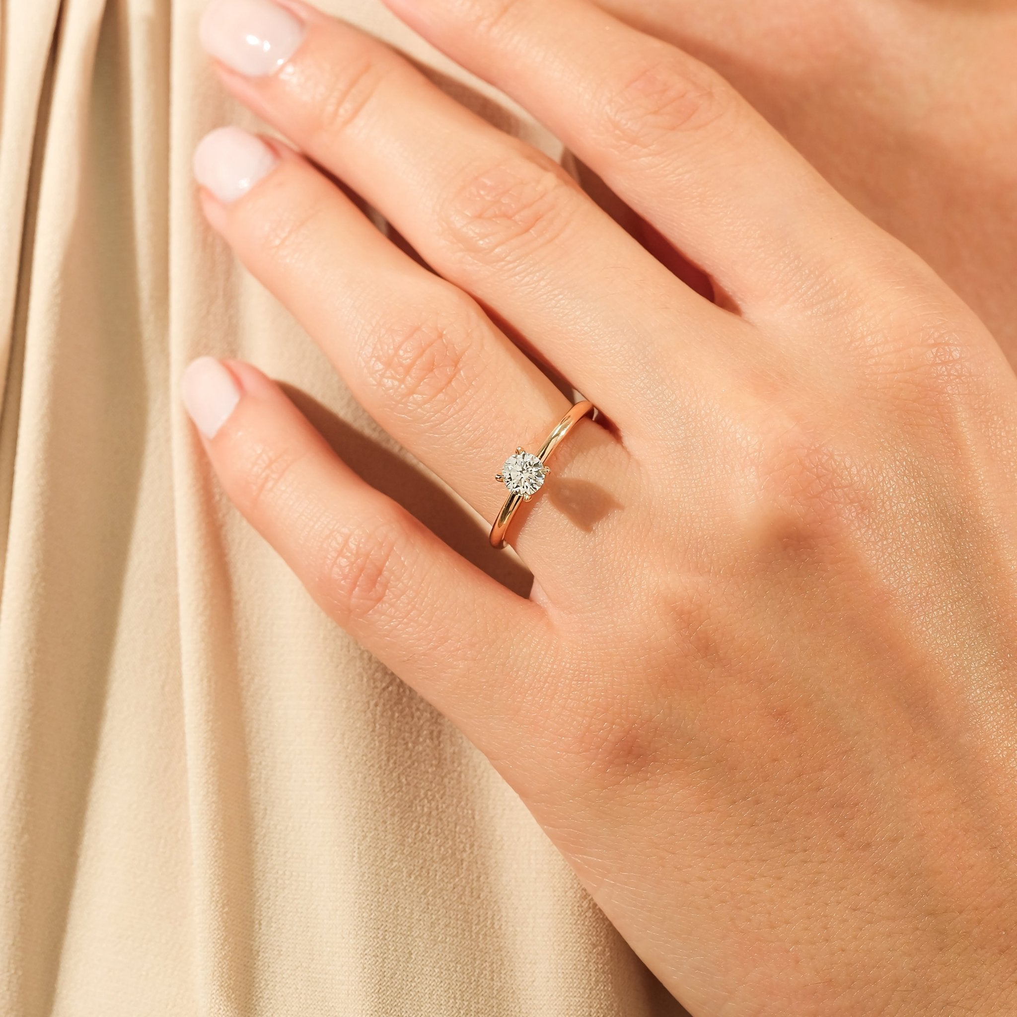 0.40 Karat Pırlanta Tektaş Yüzük - RNF0926 | Tektaş Yüzükler | Ronaff Pırlanta | Tektaş Yüzük, Pırlanta Yüzük, Kolye, Küpe