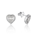 0.43 Karat Kalp Pırlanta Küpe - RNF1218 | Pırlanta Küpe | Ronaff Pırlanta | Tektaş Yüzük, Pırlanta Yüzük, Kolye, Küpe