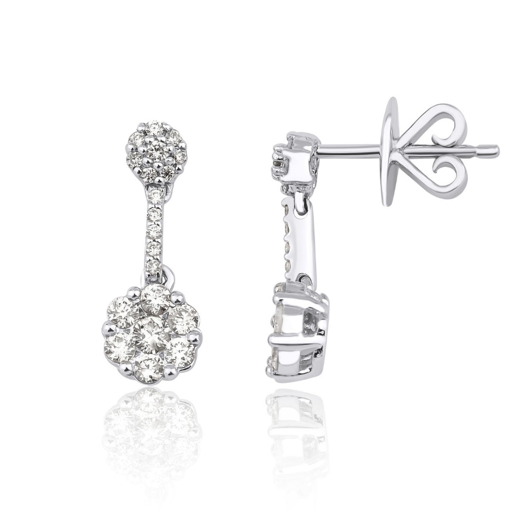 0.90 Karat Pırlanta Küpe - RNF1216 | Pırlanta Küpe | Ronaff Pırlanta | Tektaş Yüzük, Pırlanta Yüzük, Kolye, Küpe