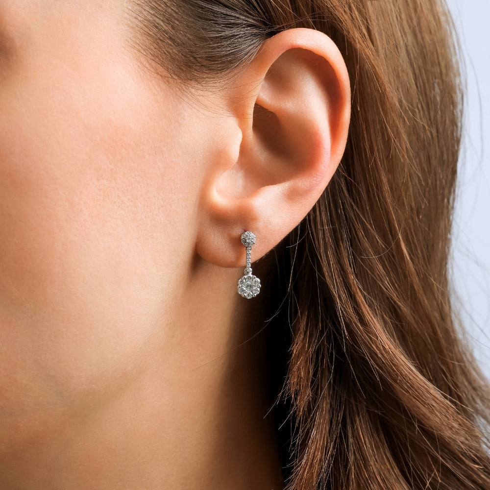 0.90 Karat Pırlanta Küpe - RNF1216 | Pırlanta Küpe | Ronaff Pırlanta | Tektaş Yüzük, Pırlanta Yüzük, Kolye, Küpe