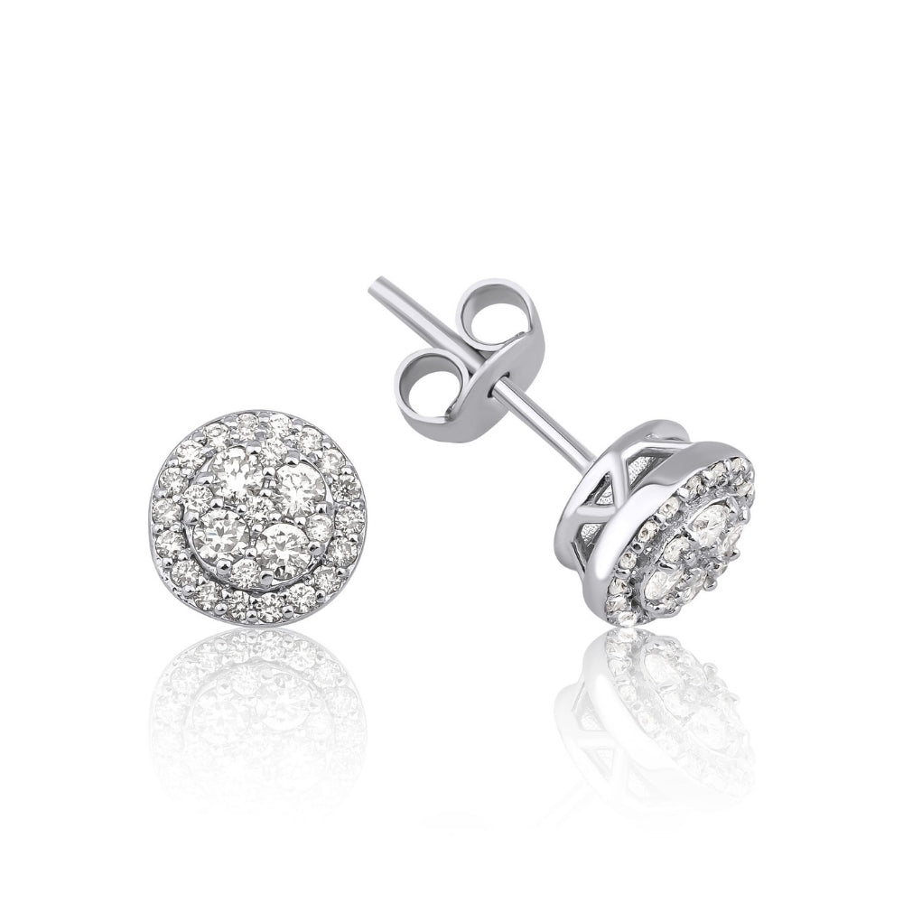 0.48 Karat Yuvarlak Pırlanta Küpe - RNF1219 | Pırlanta Küpe | Ronaff Pırlanta | Tektaş Yüzük, Pırlanta Yüzük, Kolye, Küpe