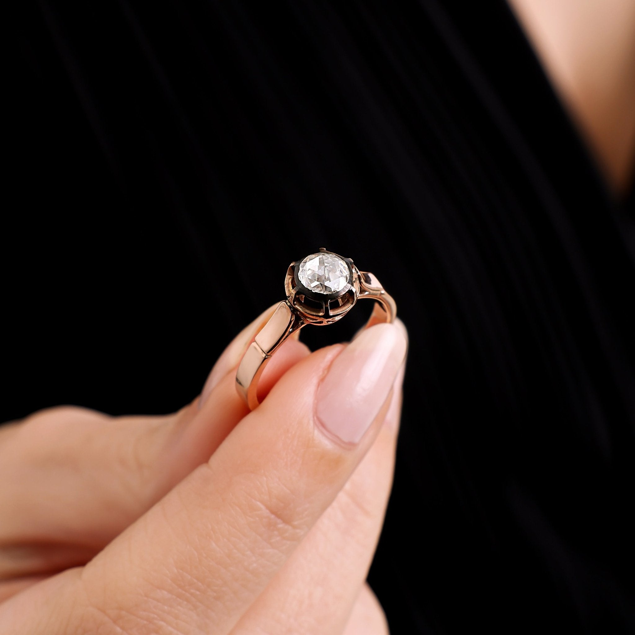 0.50 Karat Elmas Özel Tasarım Yüzük - RNF0977 | Tasarım Yüzük | Ronaff Pırlanta | Tektaş Yüzük, Pırlanta Yüzük, Kolye, Küpe