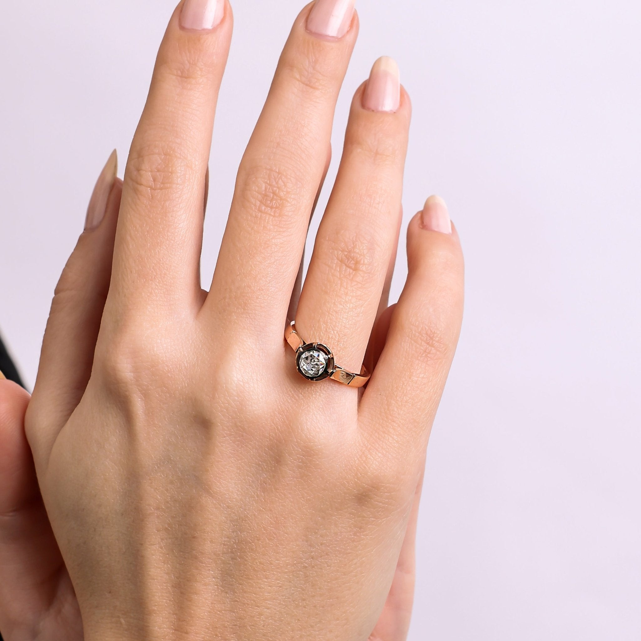 0.50 Karat Elmas Özel Tasarım Yüzük - RNF0977 | Tasarım Yüzük | Ronaff Pırlanta | Tektaş Yüzük, Pırlanta Yüzük, Kolye, Küpe