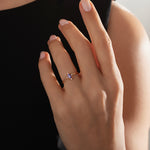 0.50 Karat Oval Tanzanit & 0.05 Karat Pırlanta Yüzük -RNF1303 | Renkli Taşlı Yüzükler | Ronaff Pırlanta | Tektaş Yüzük, Pırlanta Yüzük, Kolye, Küpe