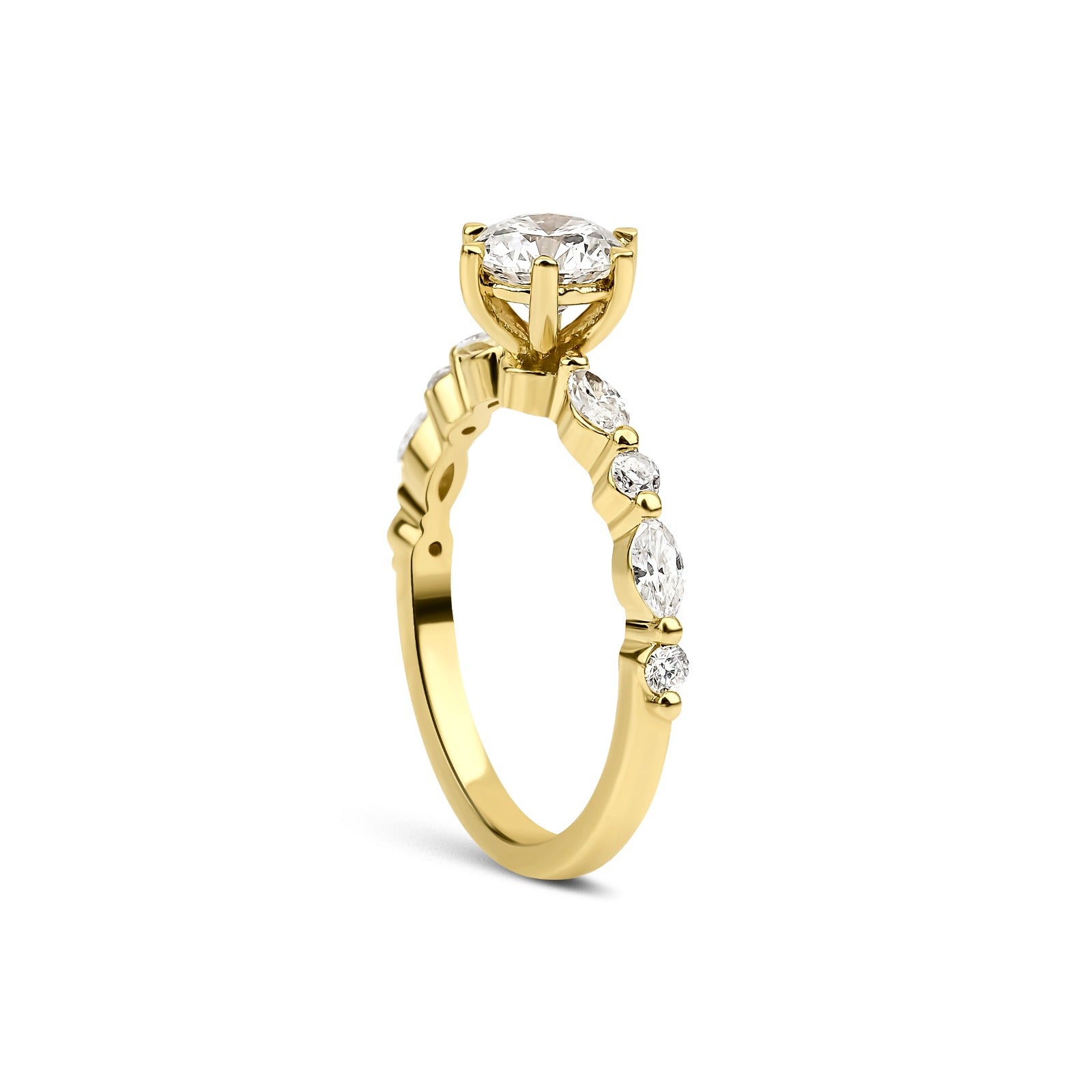 0,50 Karat Yuvarlak Kesim Uluslararası Sertifikalı Pırlanta Yüzük - RNF1210 | Yüzükler | Ronaff Pırlanta | Tektaş Yüzük, Pırlanta Yüzük, Kolye, Küpe