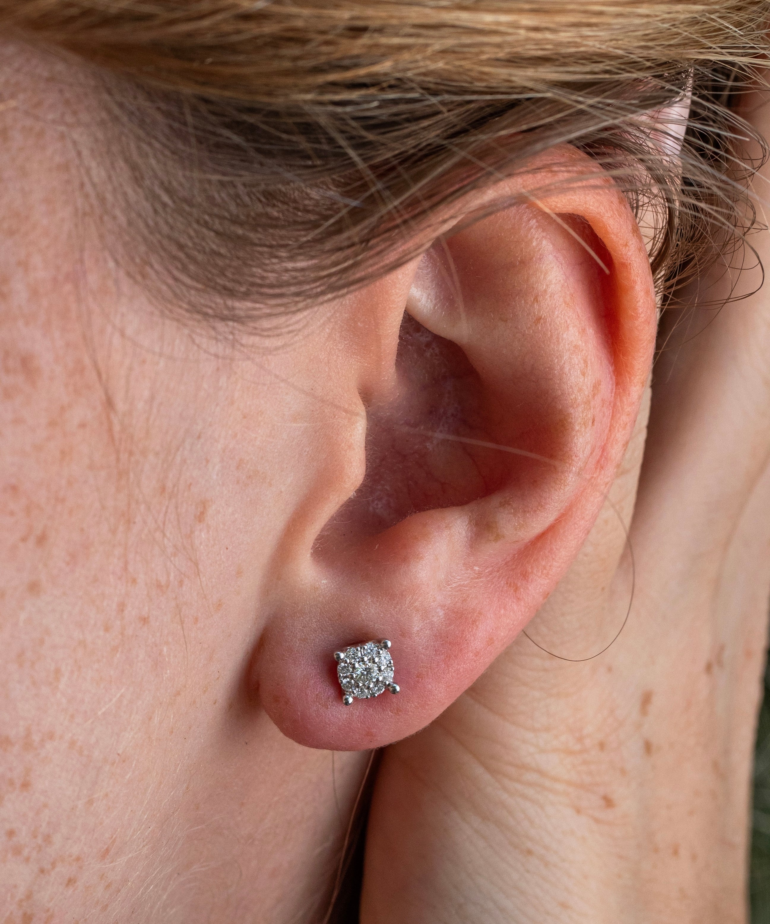 0.50 Karat Yuvarlak Kesim Pırlanta Küpe - RNF01072 | Pırlanta Küpe | Ronaff Pırlanta | Tektaş Yüzük, Pırlanta Yüzük, Kolye, Küpe