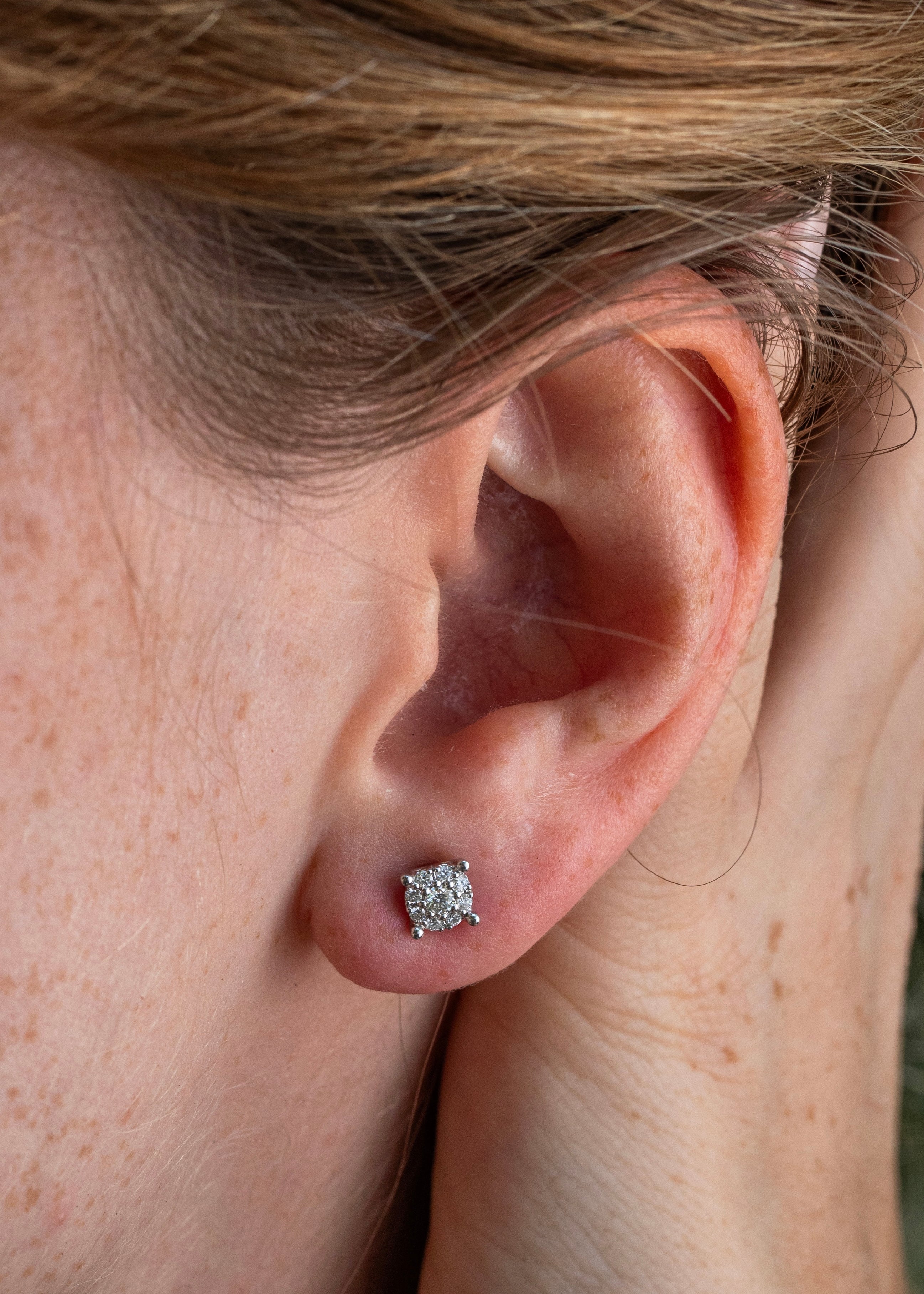 0.50 Karat Yuvarlak Kesim Pırlanta Küpe - RNF01072 | Pırlanta Küpe | Ronaff Pırlanta | Tektaş Yüzük, Pırlanta Yüzük, Kolye, Küpe