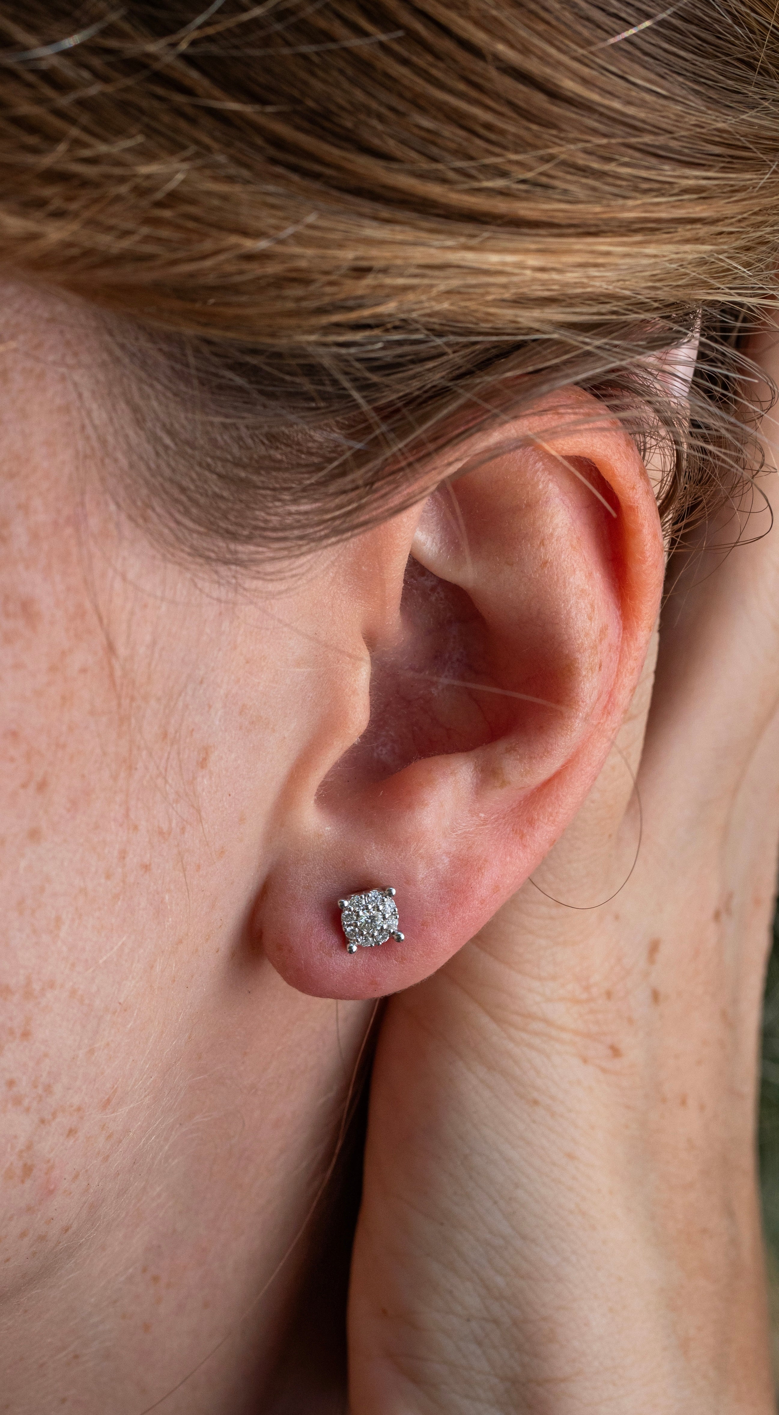 0.50 Karat Yuvarlak Kesim Pırlanta Küpe - RNF01072 | Pırlanta Küpe | Ronaff Pırlanta | Tektaş Yüzük, Pırlanta Yüzük, Kolye, Küpe