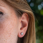 0.50 Karat Yuvarlak Kesim Pırlanta Küpe - RNF01072 | Pırlanta Küpe | Ronaff Pırlanta | Tektaş Yüzük, Pırlanta Yüzük, Kolye, Küpe