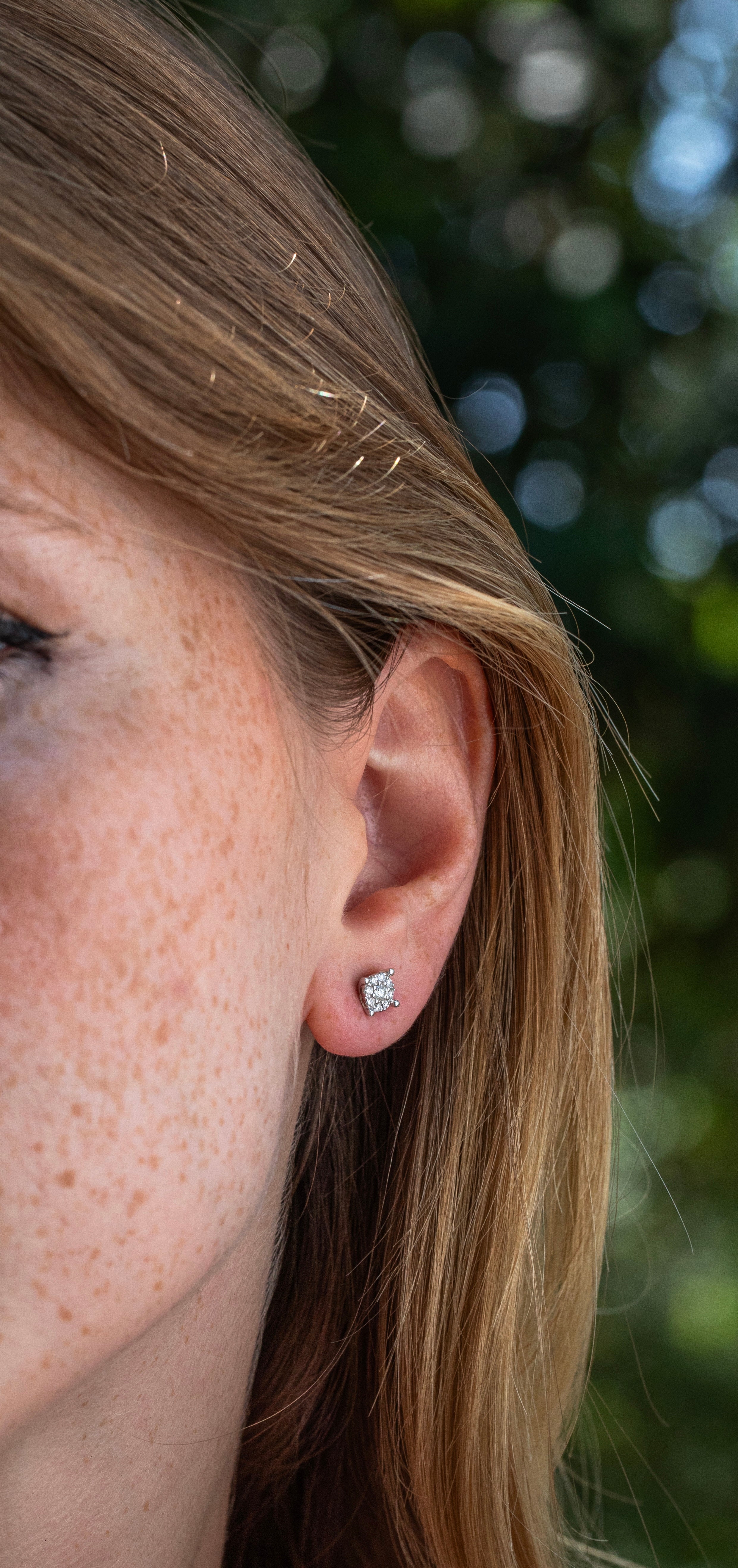 0.50 Karat Yuvarlak Kesim Pırlanta Küpe - RNF01072 | Pırlanta Küpe | Ronaff Pırlanta | Tektaş Yüzük, Pırlanta Yüzük, Kolye, Küpe