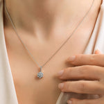 0.45 Karat Yuvarlak Pırlanta Kolye-RNF1222 | Pırlanta Kolye | Ronaff Pırlanta | Tektaş Yüzük, Pırlanta Yüzük, Kolye, Küpe