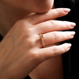 0.60 Karat Brown Pırlanta & 0.20 Karat Kenar Yuvarlak Kesim Pırlanta Yüzük - RNF01063 | Pırlanta Yüzük | Ronaff Pırlanta | Tektaş Yüzük, Pırlanta Yüzük, Kolye, Küpe