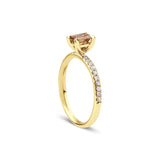 0.60 Karat Brown Pırlanta & 0.20 Karat Kenar Yuvarlak Kesim Pırlanta Yüzük - RNF01063 | Pırlanta Yüzük | Ronaff Pırlanta | Tektaş Yüzük, Pırlanta Yüzük, Kolye, Küpe