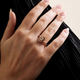 0.60 Karat Oval & 0.40 Karat Kenar Yuvarlak Kesim Vintage Pırlanta Yüzük - RNF01060 | Yüzükler | Ronaff Pırlanta | Tektaş Yüzük, Pırlanta Yüzük, Kolye, Küpe