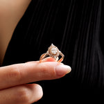 0.60 Karat Oval & 0.40 Karat Kenar Yuvarlak Kesim Vintage Pırlanta Yüzük - RNF01060 | Yüzükler | Ronaff Pırlanta | Tektaş Yüzük, Pırlanta Yüzük, Kolye, Küpe