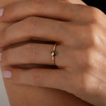 0.60 Karat Salt and Pepper Tektaş Elmas Yüzük - RNF0535 | Tektaş Pırlanta | Ronaff Pırlanta | Tektaş Yüzük, Pırlanta Yüzük, Kolye, Küpe