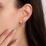 0.60 Karat Yuvarlak Kesim Pırlanta Özel Tasarım Küpe - RNF01009 | Pırlanta Küpe | Ronaff Pırlanta | Tektaş Yüzük, Pırlanta Yüzük, Kolye, Küpe