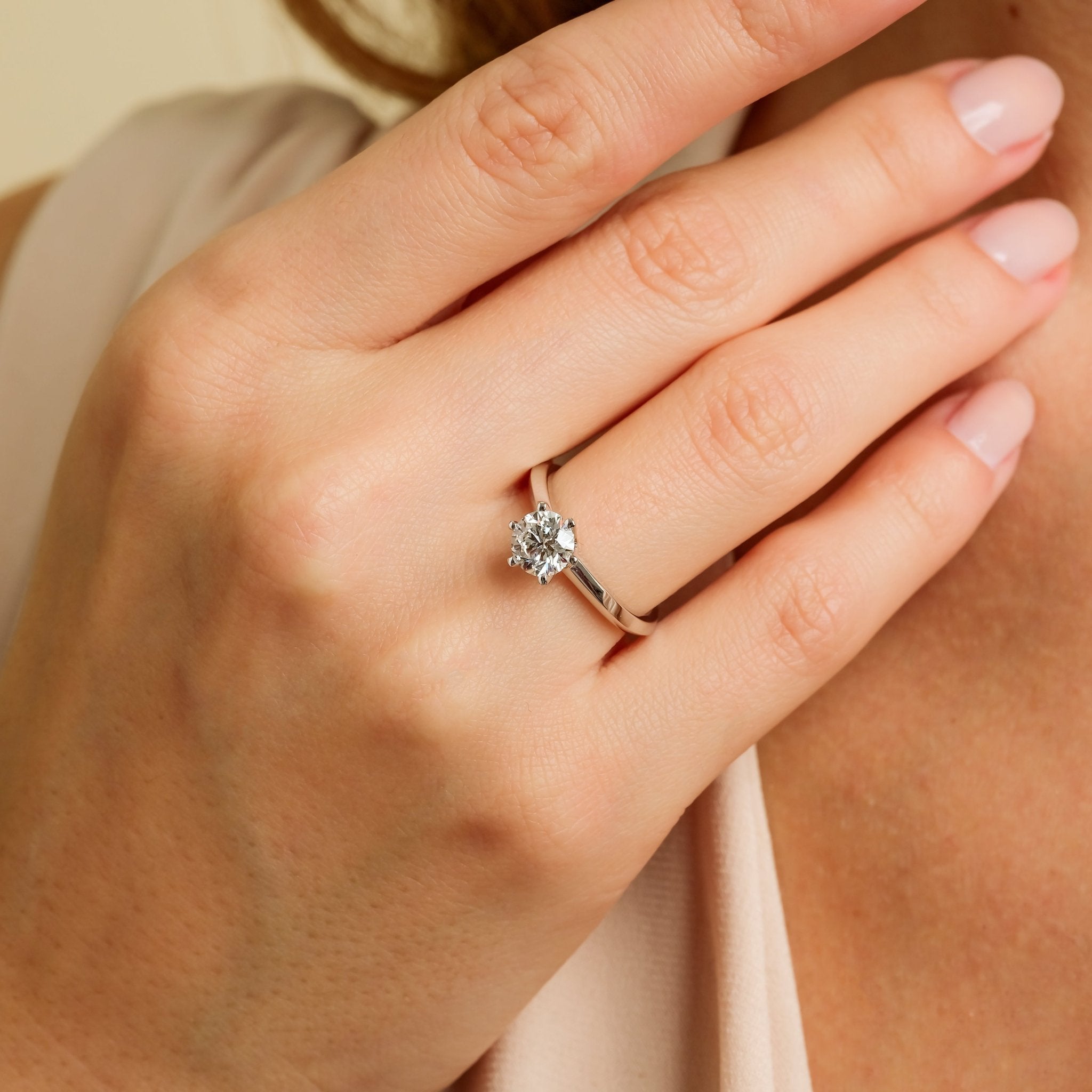 1.00 Karat Pırlanta HRD Sertifikalı Tektaş Yüzük - RNF0999 | Pırlanta Yüzük | Ronaff Pırlanta | Tektaş Yüzük, Pırlanta Yüzük, Kolye, Küpe