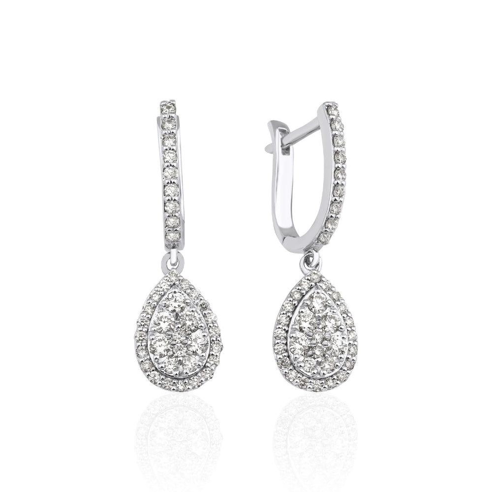 0.73 Karat Damla Pırlanta Küpe - RNF1220 | Pırlanta Küpe | Ronaff Pırlanta | Tektaş Yüzük, Pırlanta Yüzük, Kolye, Küpe