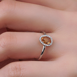 0.74 Karat Sarı Safir Pırlantalı Tasarım Yüzük - RNF0431 | Renkli Taşlı Yüzükler | Ronaff Pırlanta | Tektaş Yüzük, Pırlanta Yüzük, Kolye, Küpe