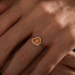 0.74 Karat Sarı Safir Pırlantalı Tasarım Yüzük - RNF0436 | Renkli Taşlı Yüzükler | Ronaff Pırlanta | Tektaş Yüzük, Pırlanta Yüzük, Kolye, Küpe