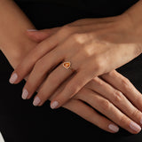 0.74 Karat Sarı Safir Pırlantalı Tasarım Yüzük - RNF0436 | Renkli Taşlı Yüzükler | Ronaff Pırlanta | Tektaş Yüzük, Pırlanta Yüzük, Kolye, Küpe