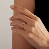 0.74 Karat Sarı Safir Pırlantalı Tasarım Yüzük - RNF0436 | Renkli Taşlı Yüzükler | Ronaff Pırlanta | Tektaş Yüzük, Pırlanta Yüzük, Kolye, Küpe