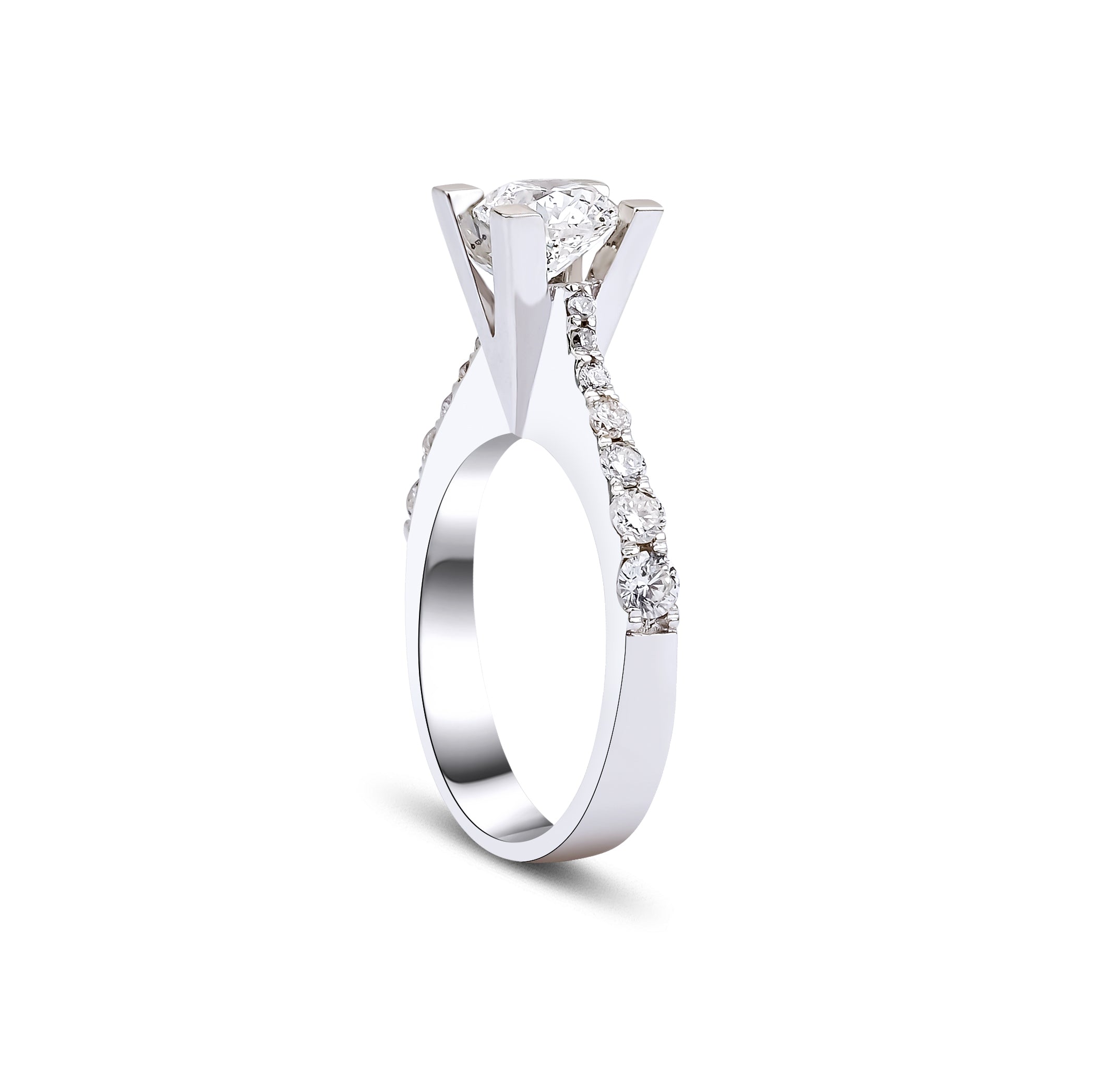 0.80 Karat Merkez & 0.20 Karat Kenar Pırlanta HRD Sertifikalı Tektaş Yüzük - RNF0994 | Pırlanta Yüzük | Ronaff Pırlanta | Tektaş Yüzük, Pırlanta Yüzük, Kolye, Küpe