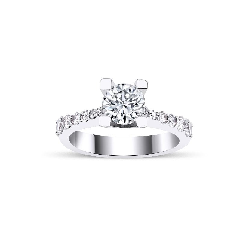 0.80 Karat Merkez & 0.20 Karat Kenar Pırlanta HRD Sertifikalı Tektaş Yüzük - RNF0994 | Pırlanta Yüzük | Ronaff Pırlanta | Tektaş Yüzük, Pırlanta Yüzük, Kolye, Küpe