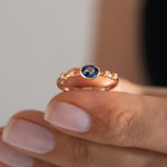 0.86 Karat Oval Kesim Safir Pırlantalı Yüzük - RNF0497 | Renkli Taşlı Yüzükler | Ronaff Pırlanta | Tektaş Yüzük, Pırlanta Yüzük, Kolye, Küpe